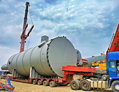 華錦阿美精細化工及原料工程項目大型設(shè)備安裝開始